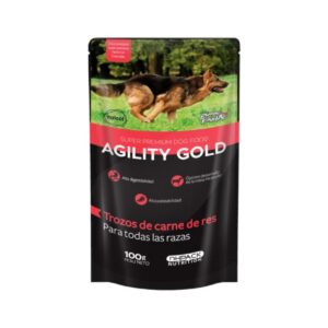 Agility Gold Trozos de Carne de res